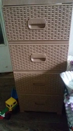 Комод VIOLET HOUSE Ротанг Antracite 38х45х90 (0357)