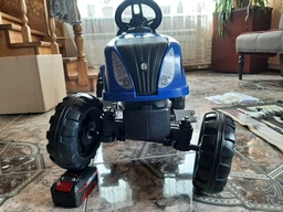 Детский трактор Falk New Holland на педалях с прицепом Синий (3016203080128) фото от покупателей 2