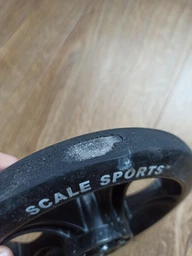 Дитячий двоколісний самокат алюмінієвий з дисковим гальмом Scale Sports Elite Plus (SS-04) Жовто-Сірий (SS-04G) фото від покупців 7