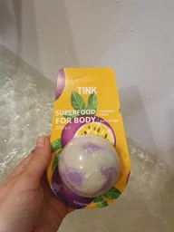 Бомбочка-гейзер для ванн Tink Passion Fruit 200 г (4823109402072) фото от покупателей 3