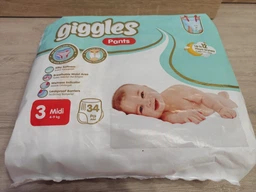 Підгузки-трусики дитячі Giggles midi 5-9 кг 34 шт. (8680131205134) фото від покупців 15