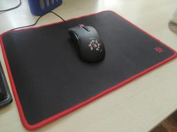 Игровая поверхность коврик для мышки Redragon Black M 360x270x3mm Black-Red (50560) фото от покупателей 18