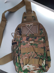 Тактическая армейская мужская сумка через плечо, пиксель