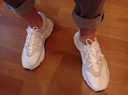 Мужские кроссовки Adidas Ozweego EE6464 44.5 (10UK) 28.5 см Ftwwht/Ftwwht/Cblack (4061622653346) фото от покупателей 7