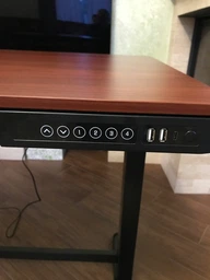 Регулируемый стол Barsky StandUp Memory Wooden Electric 1200x600 мм Орех (BSU_el-07) фото от покупателей 7