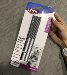 Расческа металлическая для кошек и собак Trixie для расчёсывания шерсти 16 см (4011905023953) фото от покупателей 9
