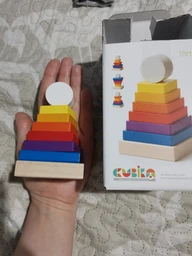 Деревянная игрушка Cubika Пирамида LD-14 8 деталей (15269) фото от покупателей 1