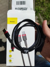 Кабель Baseus cafule Cable USB For Type-C 2A 3m Black+Red