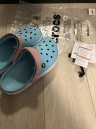 Сабо Crocs Crocband Clog Ice Blue M5W7-37-24 см 11016-W фото від покупців 1