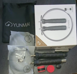 Скакалка скоростная Yunmai Fitness Rope Pro Version с утяжелителями Черная (YMHR-P701) фото от покупателей 2