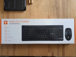 Комплект клавіатура та миша 2E MK410 Wireless, EN/UK/RU, чорний (2E-MK410MWB) фото від покупців 11