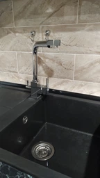 Смеситель для кухни с подключением к фильтру Luxor Mercury Stainless steel 3D Prof стальной , сатин (хром) + отдельно питьевой канал на смесителе с фильтра фото от покупателей 2