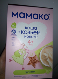 Молочна каша MAMAKO гречана на козячому молоці 200 г (8437022039374) фото від покупців 5
