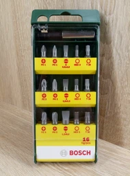 Набор насадок-бит Bosch, 15 шт + держатель (2607019453) фото от покупателей 3