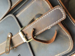 Мужская кожаная сумка Vintage 14697 Коричневый
