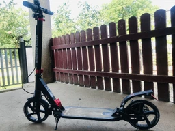 Дитячий двоколісний самокат алюмінієвий з дисковим гальмом Scale Sports Elite Plus (SS-04) Жовто-Сірий (SS-04G) фото від покупців 3