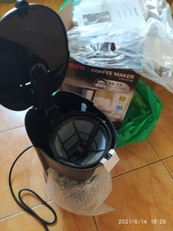 Кофеварка Ardesto FCM-D2100 - 900Вт/ капельная/ резервуар 1.2л/ черная фото от покупателей 3