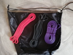 Гумові петлі Rubber Loop 2-45 кг (набір з 3 шт для фітнесу, тренувань, підтягувань, гума тренувальна для турніка, гумка-еспандер) SCT3245 фото від покупців 2