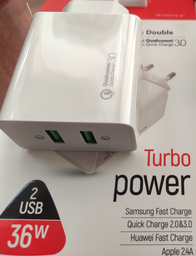 Сетевое зарядное устройство ColorWay 2 USB Quick Charge 3.0 (36W) White (CW-CHS017Q-WT) фото от покупателей 3