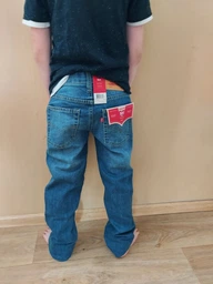 Детские джинсы Levi's LVB 511 Slim Fit Jean-classics 8E2006-M8N 110 см (3665115038200) фото от покупателей 4