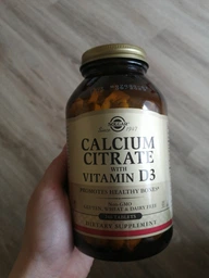Цитрат кальция с витамином Д3 Solgar, Calcium Citrate with Vitamin D3, 240 таблеток фото от покупателей 1