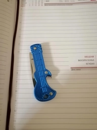 Брелок-нож + открывалка для ключей 12.2 cm Синий (sv0253)