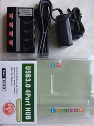 Концентратор USB3.0 Viewcon VE324 Black 4хUSB3.0