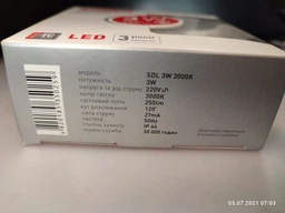 Светодиодный светильник Maxus со встроенным драйвером 3W 3000К (1-SDL-010-01) фото от покупателей 7