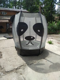 Батут Techsport Panda TX-7108 диаметр 138 см фото от покупателей 4