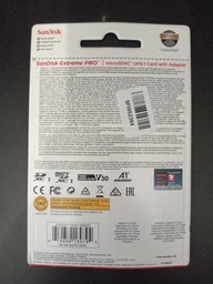 Карта памяти SanDisk 128GB microSDXC class 10 UHS-I U3 A2 Extreme Pro (SDSQXCY-128G-GN6MA) фото от покупателей 2