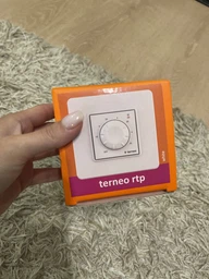 Терморегулятор для теплого пола Terneo с механическим управлением 16А белый IP20 RTP фото от покупателей 3