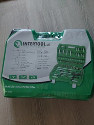 Набор инструмента Intertool 1/4" 1/2" 94 ед. SemiPro ET-6094SP (ET-6094SP) фото от покупателей 7