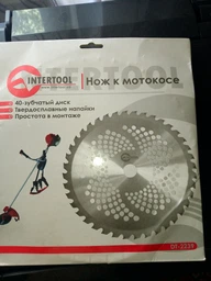 Ніж для мотокіс Intertool 40-зубчастий з твердосплавними напайками (DT-2239)