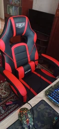 Кресло геймерское AMF VR Racer Dexter Webster Черное с красным (545086/BN-W0008)