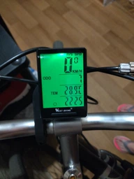 Велокомпьютер West Biking Spaceless беспроводной спидометр кнопочный (10277C) фото от покупателей 5