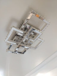 Люстра LED+хрусталь Свет золотиста з пультом 176W фото от покупателей 1