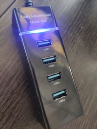 USB-хаб Maiwo USB 3.1 Type-C - 4 порта USB 3.0 Type-А, кабель 17 см (KH303) фото от покупателей 8