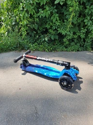 Детский трехколесный самокат Best Scooter MAXI со светящимися колесами 120 мм фото от покупателей 4