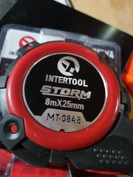 Рулетка с металлическим полотном 8м*25мм INTERTOOL MT-0848 фото от покупателей 1