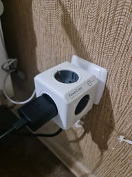 Мережевий розгалужувач Allocacoc Powercube На 5 розеток Сірий (1100GY/DEORP) фото від покупців 11