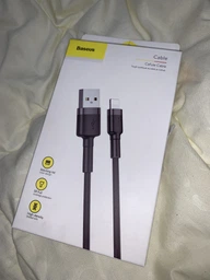 Кабель Baseus Cafule Lightning 1.5A (2m) red/black (CALKLF-C19) фото від покупців 10