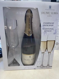 Вино ігристе Cava Jaume Serra Brut J.Garcia Carrion біле брют 0.75 л 11% + 2 келихи (2129908299083_1021000010300) фото від покупців 6