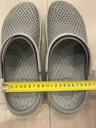 Сабо Crocs LiteRide Clog 42 р 27-27.5 см Кляксы Темно-синие с розовым 204592-M9/W11 Navy/Pink фото от покупателей 4