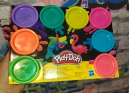 Ігровий набір Hasbro Play Doh 8 кольорів Неон (E5063) (5010993560202) фото от покупателей 9