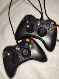 Провідний джойстик геймпад для Xbox 360 Чорний (NJ-60)