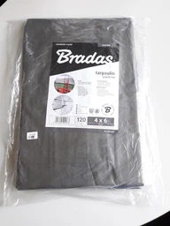 Тент (тарпаулін) Bradas Silver 120 гр/м розмір 4 х 6м. 017794