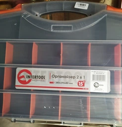Органайзер Intertool 15" 2-в-1 380 х 290 х 80 мм (BX-4005)