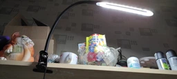 Светодиодная настольная USB лампа гибкая на прищепке 24 LED UKC XSD 206 черный фото от покупателей 10