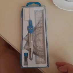 Готовальня, MAXI, 7 предметів, блакитна фото від покупців 2