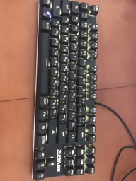 Клавіатура ігрова Механічна Дротова ZUOYA X51 87 з RGB-підсвічуванням Anti Ghosting (Red Switch) Біла фото від покупців 11